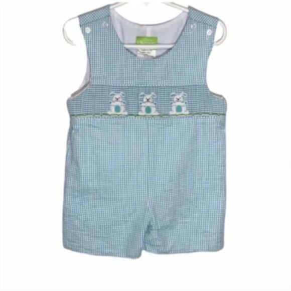 Kid’s Classic Whimsy Easter Overalls - Picture 1 of 9